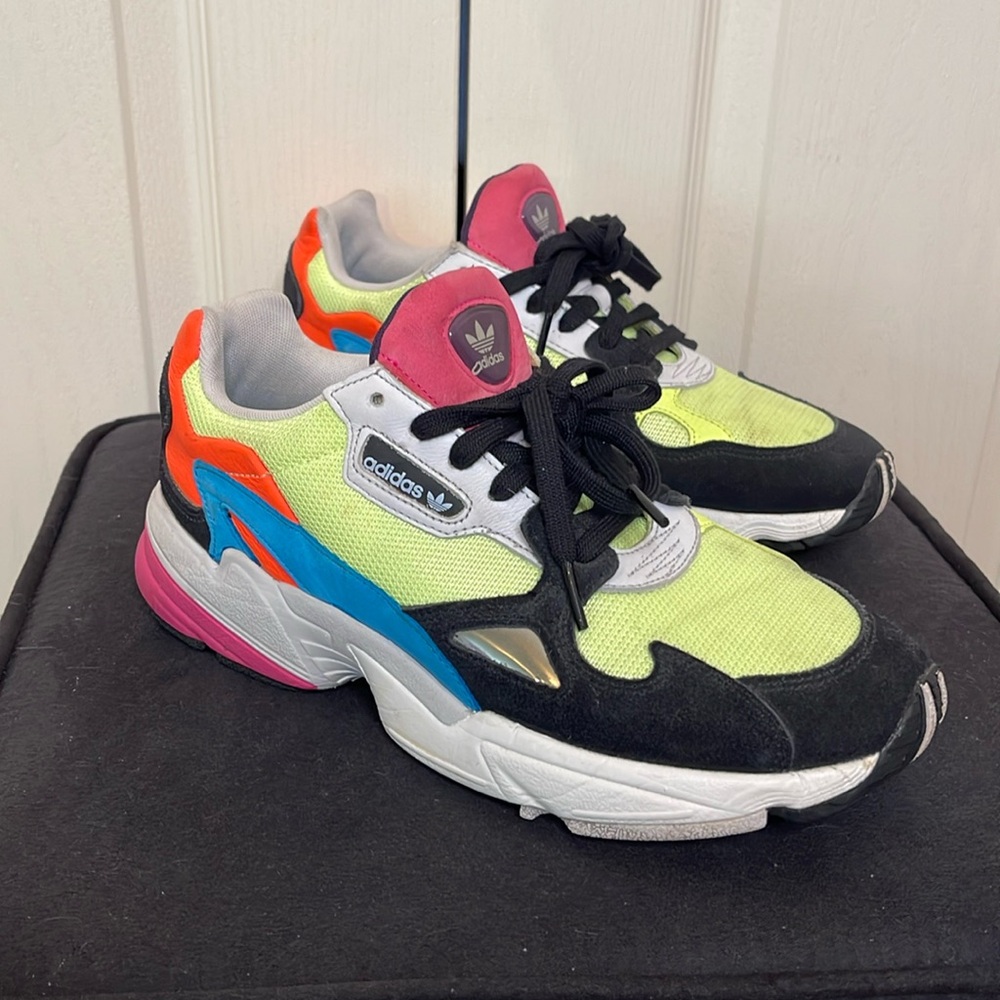 Adidas Falcon - Hi res Yellow Multi Color